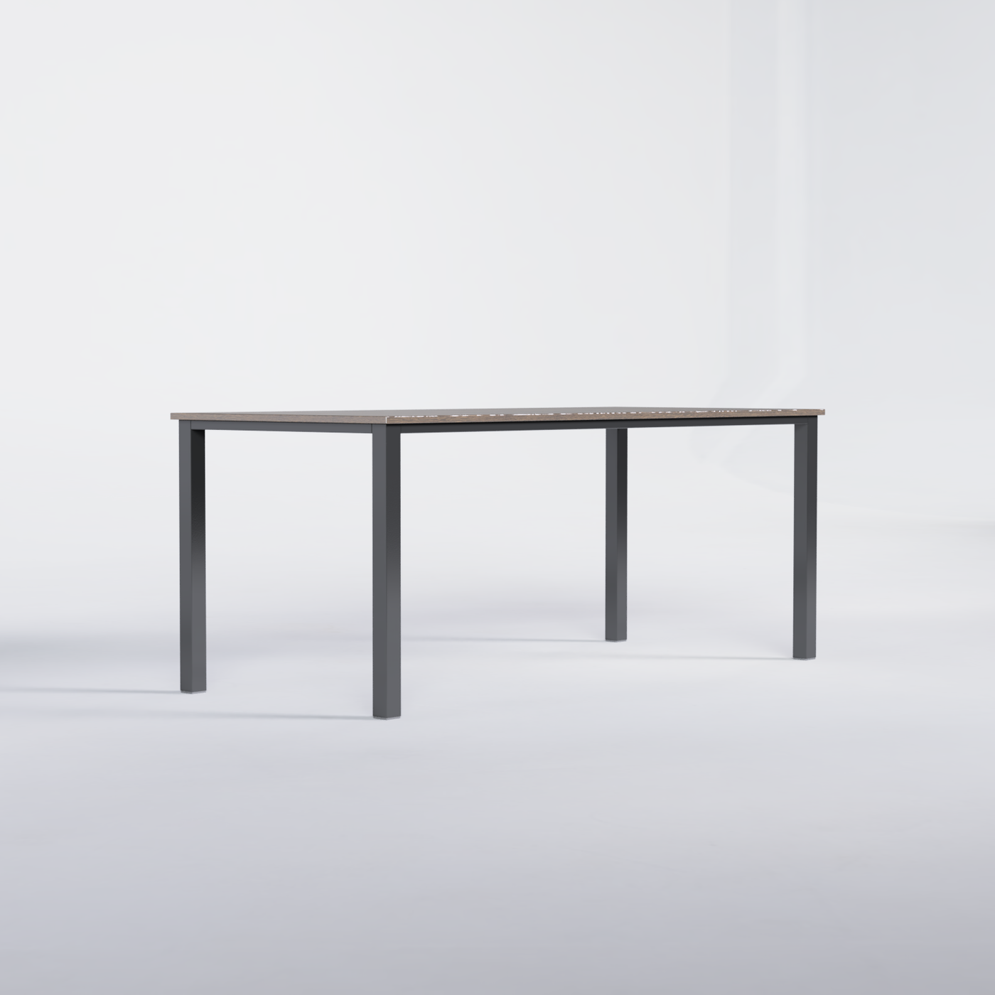 Dining Table Nº 0 - Powder Coated / Solid Oak