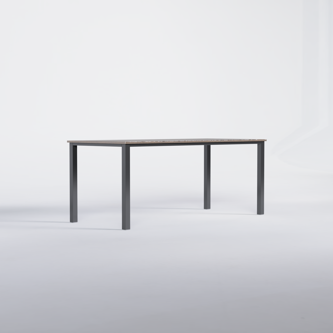 Dining Table Nº 0 - Powder Coated / Solid Oak