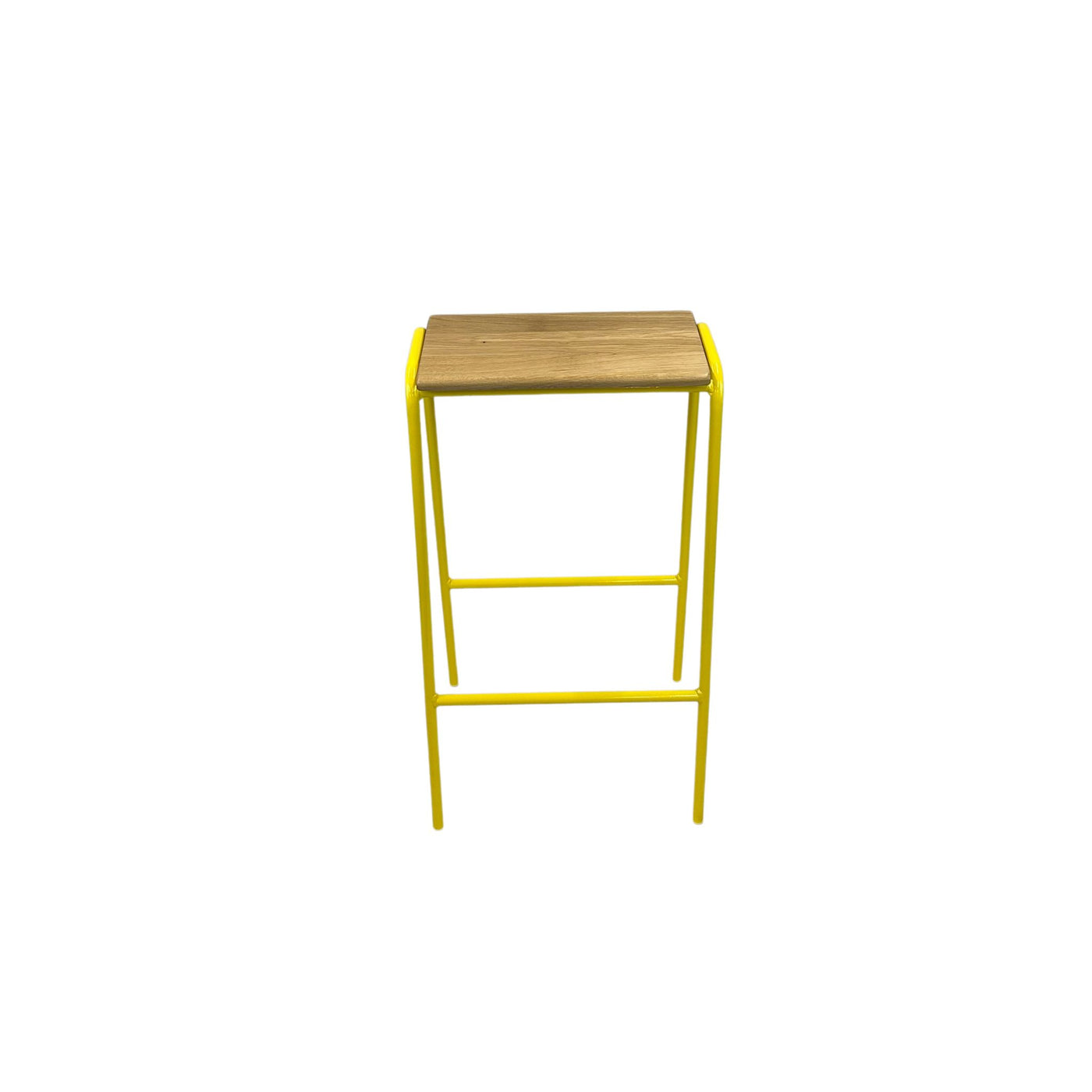 Bar Stool Nº 2 - Zinc Yellow / Solid Oak