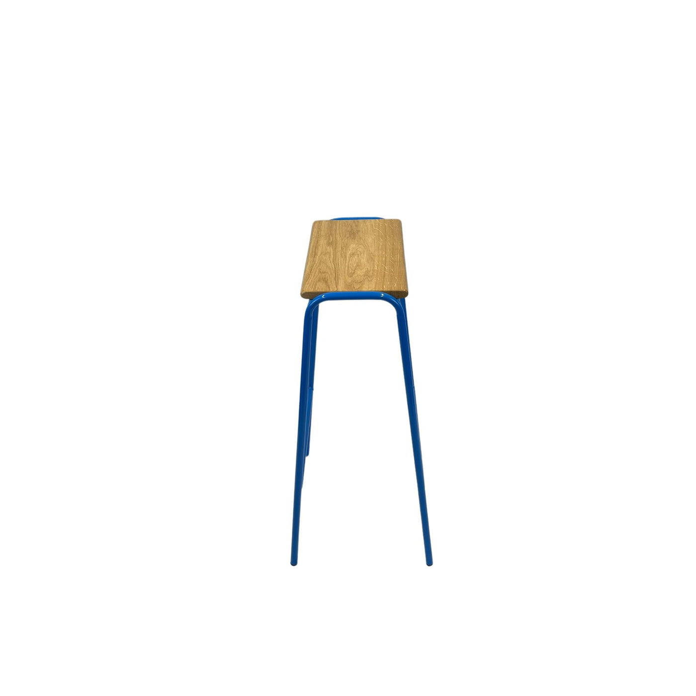 Bar Stool Nº 2 - Sky Blue / Solid Oak