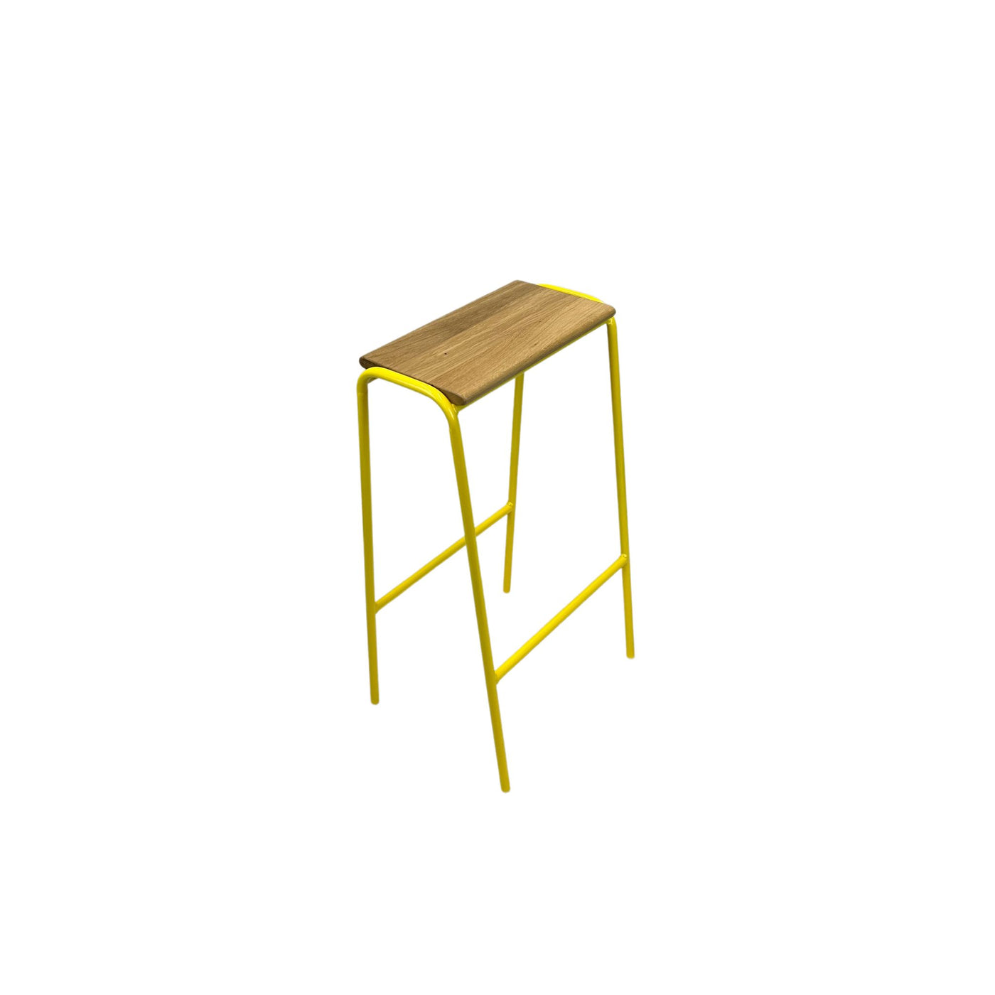 Bar Stool Nº 2 - Zinc Yellow / Solid Oak