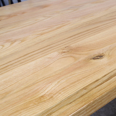 Bench Nº 3 - Silk Grey / Solid Oak - Clearance