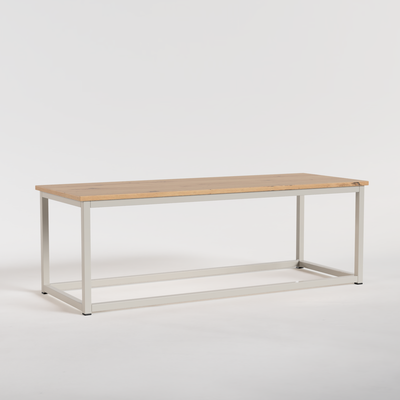 Coffee Table Nº 2 - Silk Grey / Solid Oak