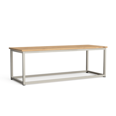 Coffee Table Nº 2 - Silk Grey / Solid Oak