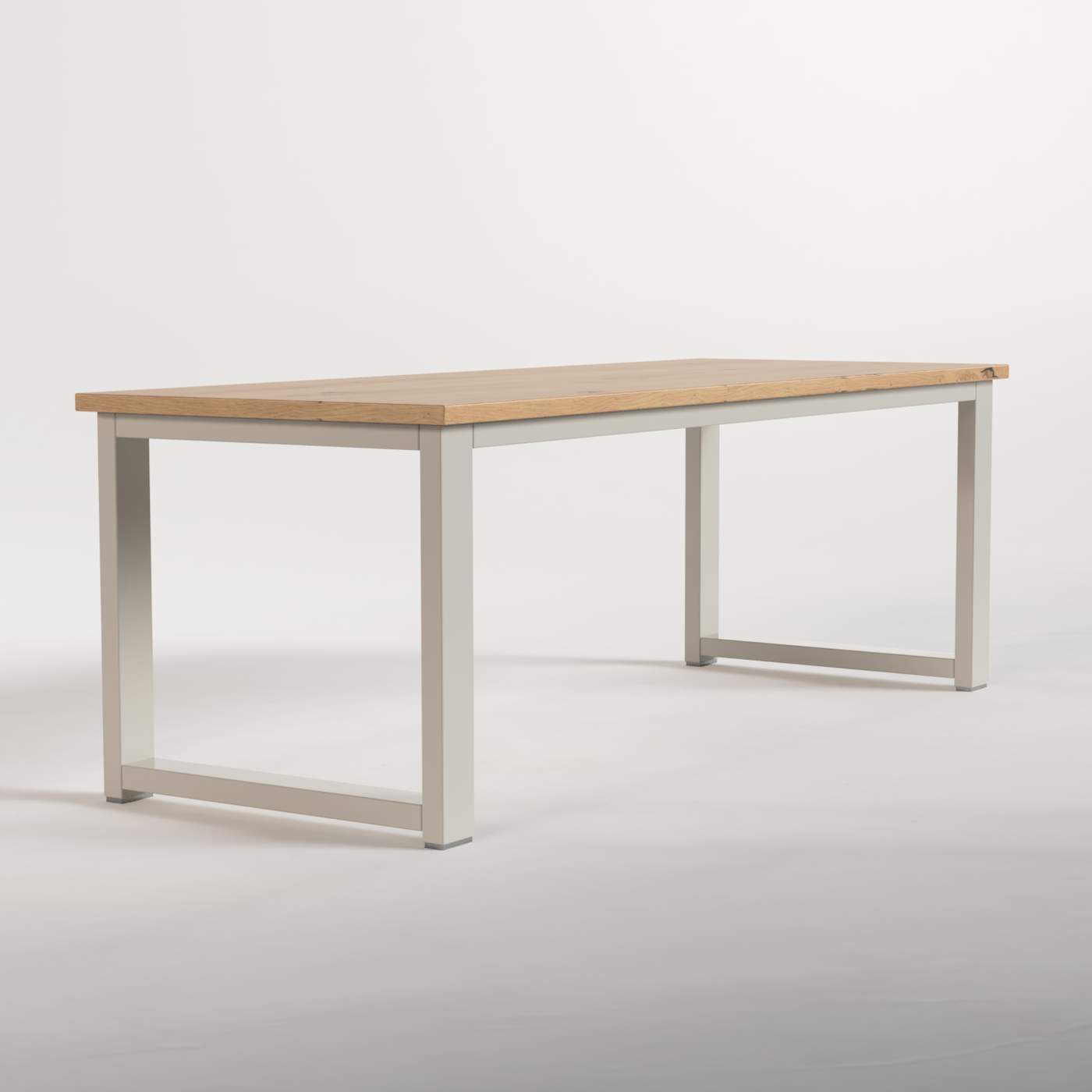 Coffee Table Nº 1 - Silk Grey / Solid Oak