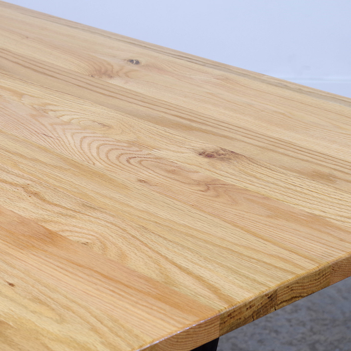 Desk Nº 3 - Silk Grey / Solid Oak