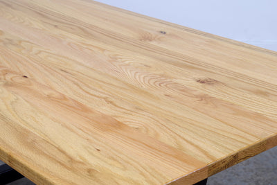 Dining Table Nº 1 - Powder Coated / Solid Oak